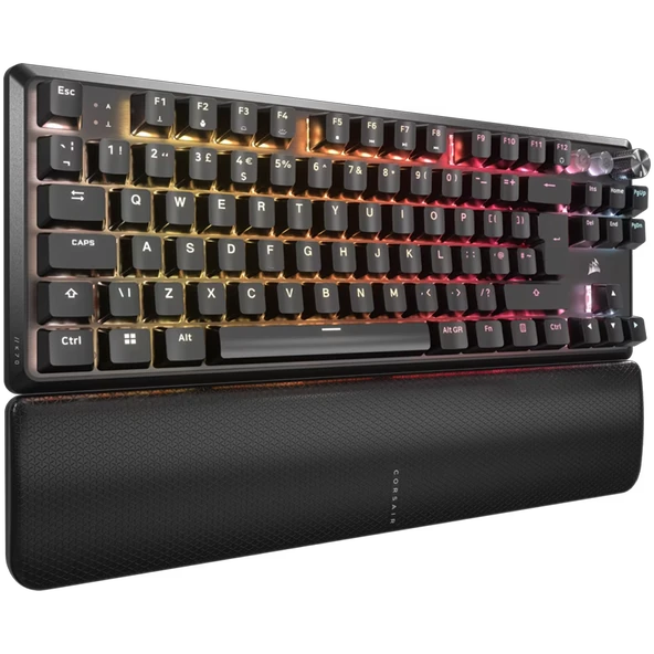 CORSAIR K70 PRO TKL High-Performance Hall Effect Switch RGB Türkçe Siyah Gaming Klavye CH-911911G-TR - Resim 2