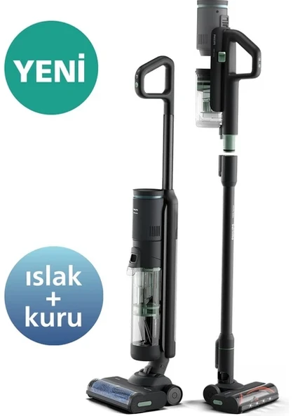 Philips 7000 Serisi AquaTrio XW7263/11 Islak Kuru Şarjlı Dikey Süpürge - Resim 2