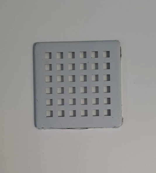 KROM YER SİFONU SÜZGECİ / KROM YER SİFONU KAPAĞI KARE 9,5 cmX9,5 cm - Resim 2