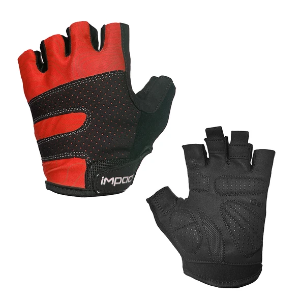 IMPACT Eldiven - IMPACT PEAK, Jelli, Kısa Parmak, Kırmızı - Large ürün görseli