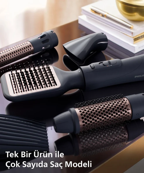 Philips BHA530/00 Hava Üflemeli Argan Yağlı Saç Şekillendirici - Resim 2