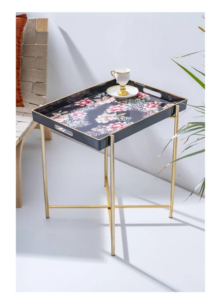 Acar FLK-07981 Tepsili Sehpa Elvira/Lilith/Lucille/Primrose - Resim 3