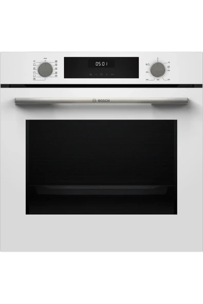 Bosch Beyaz 3 lü Ankastre Set (HUA717BV0T-POP6C2P30O-DWK63PJ20T)- Buhar Destekli - Fırın Matı ile - Resim 2