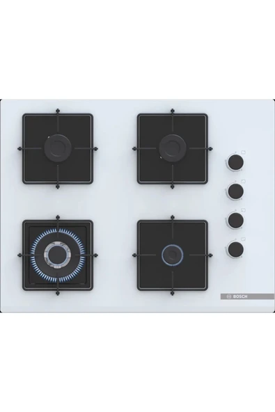 Bosch Beyaz 3 lü Ankastre Set (HJG852YW0T-POH7C2P30O-DWK66PJ20T) 3D Fry - Pişirme Matı ile - Resim 3