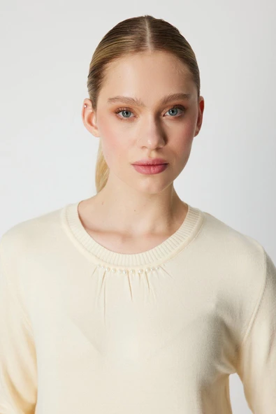 65379 ONTEKS KAZAK YAKASI İNCİLİ - Resim 4