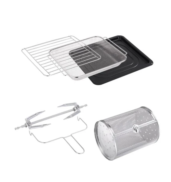 Kiwi 360° Derece Dönüş Sistemli 16 Lt Geniş Kapasiteli Zamanlayıcılı Yağsız Retro Fritöz KAF-5556 - Resim 3