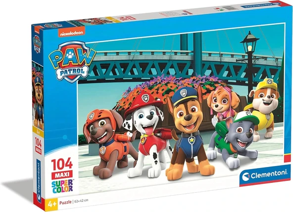 Clementoni - 104 Maxi Parça Puzzle - Paw Patrol - 23755 ürün görseli 1
