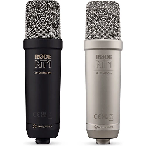 Rode NT1 5th Generation Silver - Yeni nesil Analog/Dijital Cardioid Kondansatör Mikrofon - Resim 2