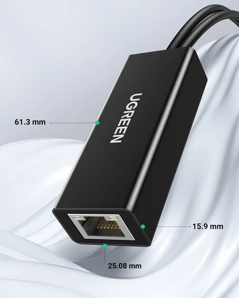UGREEN USB-A to Ethernet RJ45 Adaptör, 30985 - Resim 6