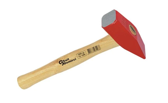 S.D. Boyalı Tesviyeci Çelik Çekiç 1500 gr - Resim 2