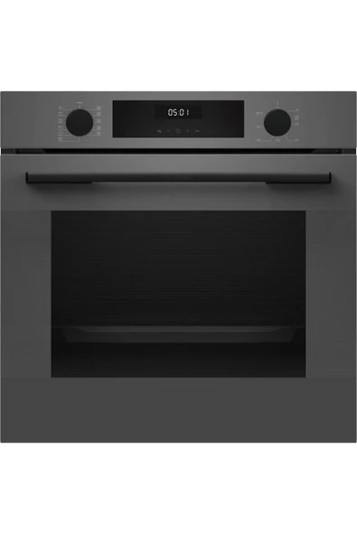 Bosch Gri 3 lü Ankastre Set (HUA717BN0T-POH7C9P30O-DWK66PJ70T) Buhar Destekli - Pişirme Matı ile - Resim 2