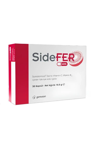 SideFER C ve B12 Vitamin 30 Kapsül ürün görseli 1