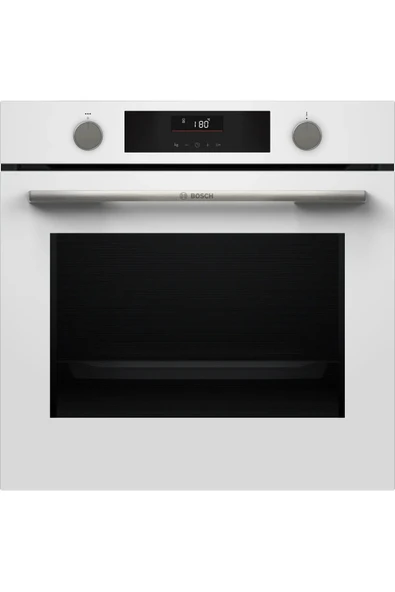 Bosch Beyaz 3 lü Ankastre Set (HUA736EV0T-POH7C2P30O-DWK66PJ20T) Buhar Destekli - Pişirme Matı ile - Resim 2