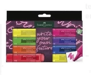 FABER CASTELL FOSFORLU 46 ŞEFFAF 8 RENK ürün görseli