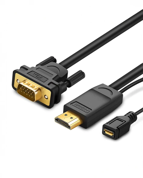 UGREEN HDMI to VGA Dönüştürücü Kablo 1.5m, 30449 ürün görseli