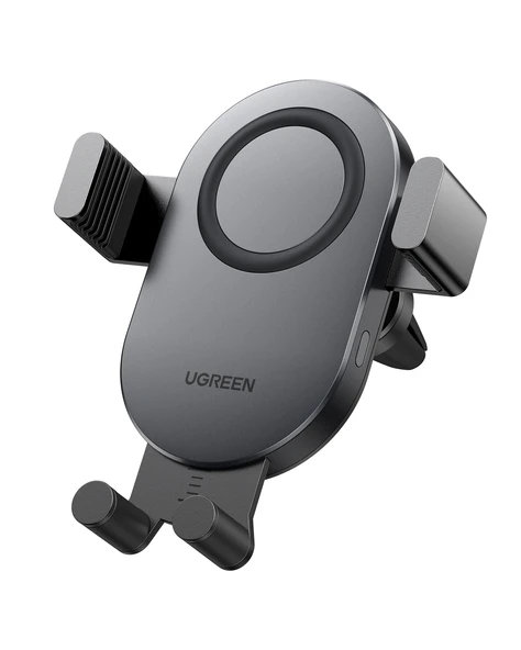 UGREEN Magsafe 15W Kablosuz Araç İçi Hızlı Şarj Cihazı, Otomatik Sensörlü Tutucu, Siyah, 40118 ürün görseli