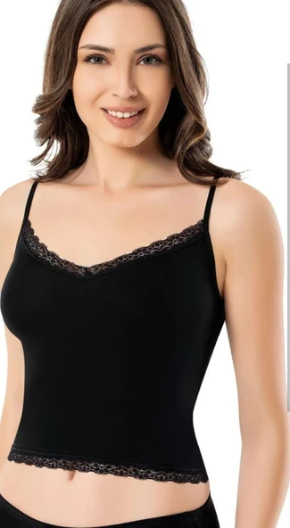 Kota Ip Askılı Güpürlü Krop 6374 BÜSTİYER ürün görseli