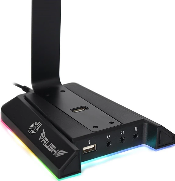 Rush Boomrack RHS801 Rgb USB 7.1 Surround Kulaklık Standı - Resim 6