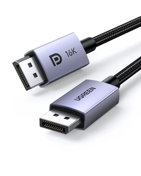 UGREEN 16K DisplayPort Kablo 2.1 DP2.0 40Gbps 8K@240Hz, 3m, 25862 ürün görseli