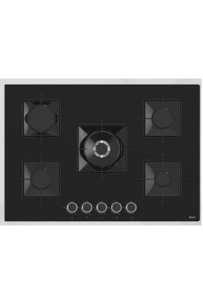 Ferre FryartSteam Siyah Ankastre Set (D080 Siyah Davlumbaz-SS035 Siyah Ocak- XE64CS FryartSteam Siya - Resim 3