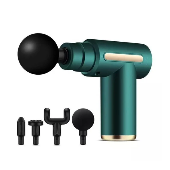 4 Başlıklı 6 Kademeli Titreşimli Şarjlı Mini Masaj Aleti - Resim 2