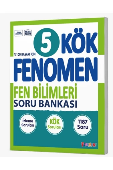 FENOMEN 5 KÖK FEN BİLİMLERİ SORU BANKASI ürün görseli 1