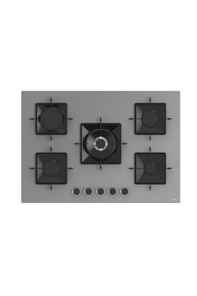 Ferre Flowart Florenz Essential Gri 3'lü Ankastre Set ( QBL63CPR-SS038-D088 ) - Resim 3