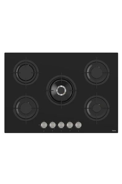 Ferre Flowart Evolis Elite Siyah 3'lü Ankastre Set ( QBL63CS-RS035-D080 ) - Resim 3