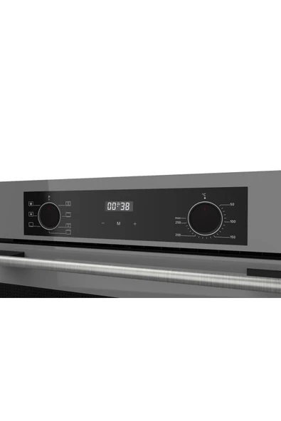 Ferre Flowart Ventora Pro Gri 3'lü Ankastre Set ( QBL63CPR-SS208-D065 ) - Resim 7