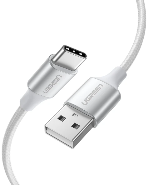 UGREEN Örgülü USB Type-C Şarj ve Data Kablosu, 50 cm, 60130 ürün görseli