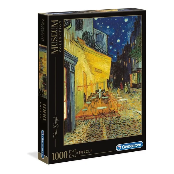 Clementoni 1000 Parça Cafe Terrace at Night Puzzle - 31470 ürün görseli 1