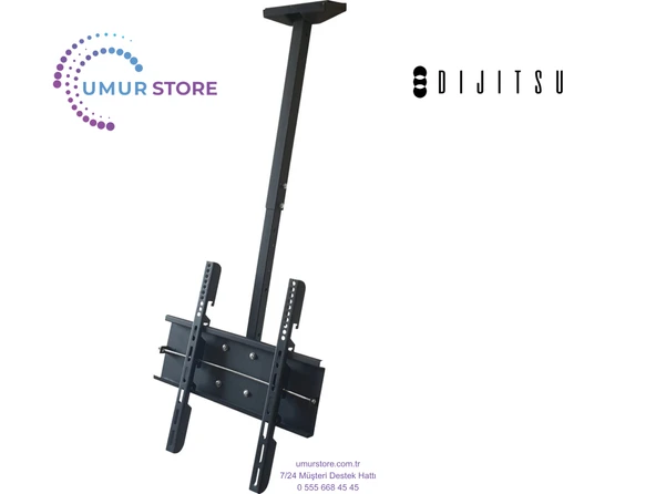 Dijitsu 75Ds8500 75" 190 Ekran 4K UHD Android Lcd Led Tv Kilitli Hareketli Tavan Askı Aparatı ürün görseli