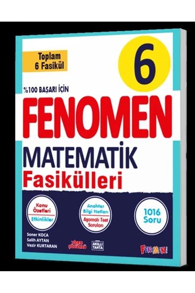 FENOMEN YAYINLARI 6 Matematik Fasikül Seti ürün görseli