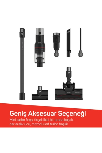 MagiClean Flex Dikey Şarjlı Süpürge Siyah - AR4209 - Resim 8