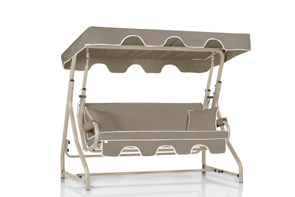 Olea 3 Kişilik Bahçe Balkon Teras Salıncağı - Kum Rengi / Panama Bej ürün görseli