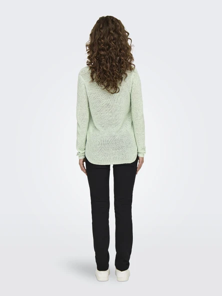 ONLY Bayan Örme Kazak 15113356 - Resim 4