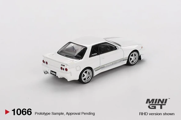Mini GT Nissan Skyline GT-R (R32) VeilSide Combat C-I White 1066 - Resim 2