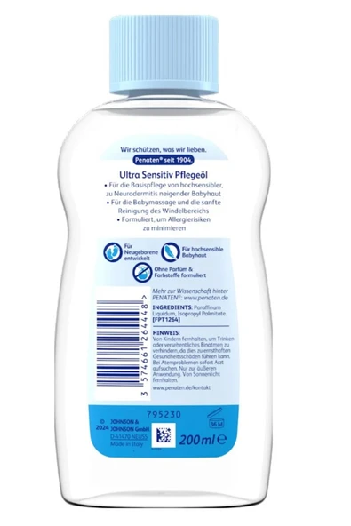 Baby Ultra Hassas Bebek Yağı 200 ml - Resim 2