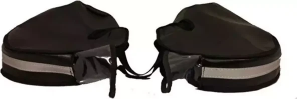 Scooter Ve Cup Uyumlu Motosiklet Elcik Reflektörlü El Koruma Eldiven Elcik Rüzgarlık ürün görseli 1