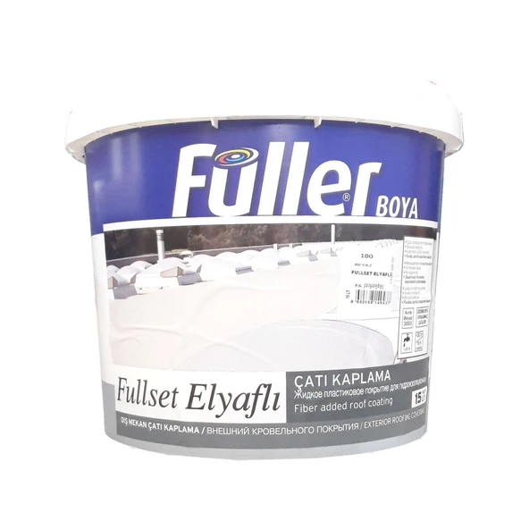 Füller Fullset Elyaflı Çatı Kaplama 15 Litre Beyaz - Resim 3