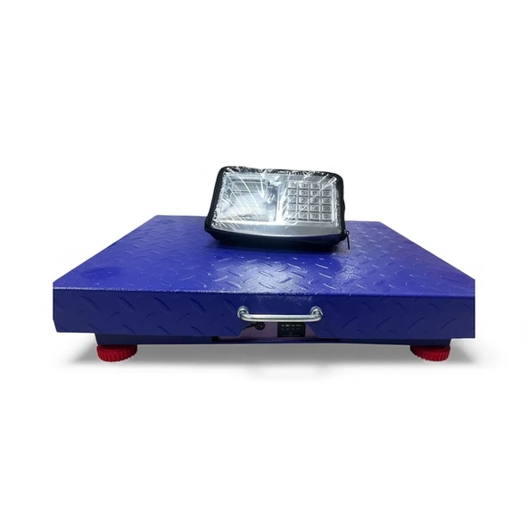 Teknika 600 KG Bluetoothlu Terazi Kantar Paslanmaz Çelik Gövde 76x52 Cm - Resim 3