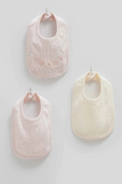 Caramell %100 Pamuk Love Hugs 3'lü Mama Önlüğü CRML.ONK2039 - Resim 3