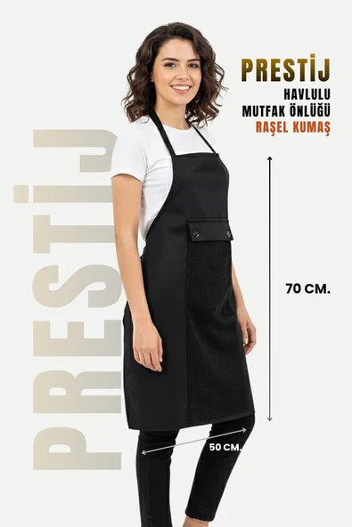 Prestij Sıvı Geçirmez Su Geçirmez Mutfak Önlüğü - Resim 3