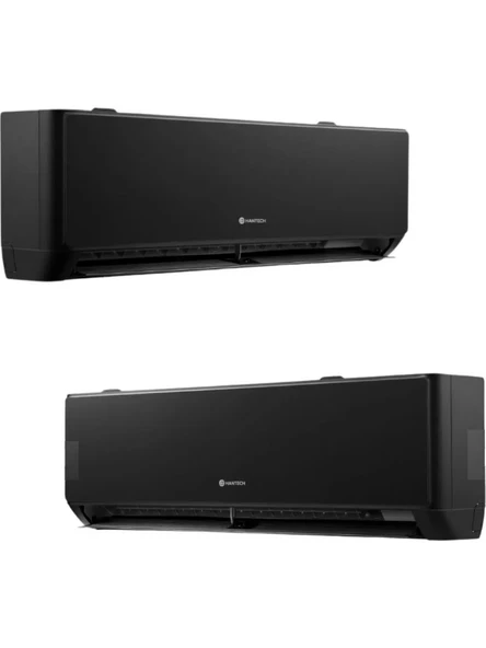Hantech H-Pro Siyah Cam Panel A++ (Wi-Fi + Montaj Dahil) 18.000 Btu/h Duvar Tipi Inverter Klima - Resim 2