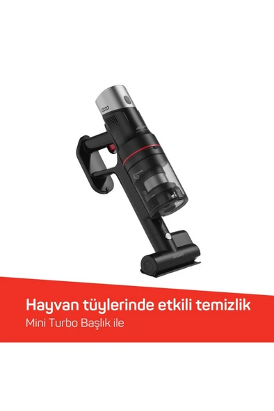 MagiClean HydroFlex Dikey Şarjlı Süpürge  Siyah - AR4210 - Resim 8