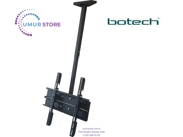 Botech 43BSE8503 43" 109 Ekran Uydu Alıcılı Full HD Android Smart Lcd Led TV Kilitli Hareketli Tavan Askı Aparatı ürün görseli