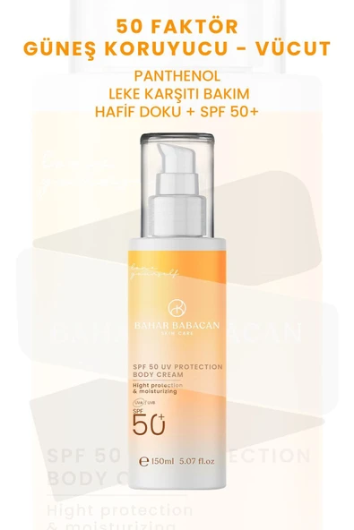 Bahar Babacan Leke Karşıtı Yüksek Korumalı Vücut Güneş Kremi ürün görseli