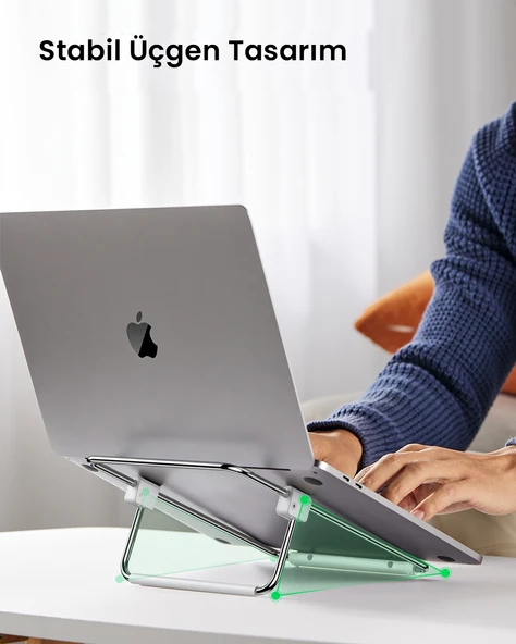 UGREEN Ayarlanabilir Katlanabilir Masaüstü Notebook Standı, 80348 - Resim 5