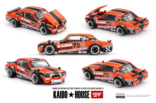 Kaido House Nissan Skyline 2000GT-R (KPGC10) Kaido Racing V1 195 ürün görseli