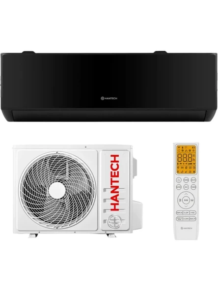 Hantech H-Pro Siyah Cam Panel A++ (Wi-Fi + Montaj Dahil) 18.000 Btu/h Duvar Tipi Inverter Klima - Resim 3